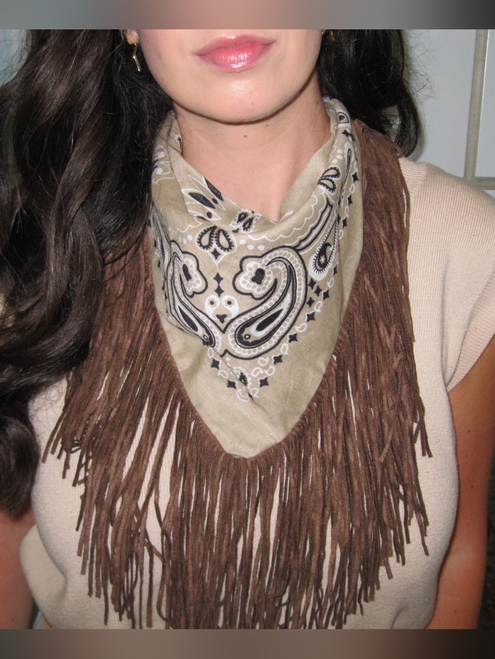 Fringe Bandana - Picture 1 of 3